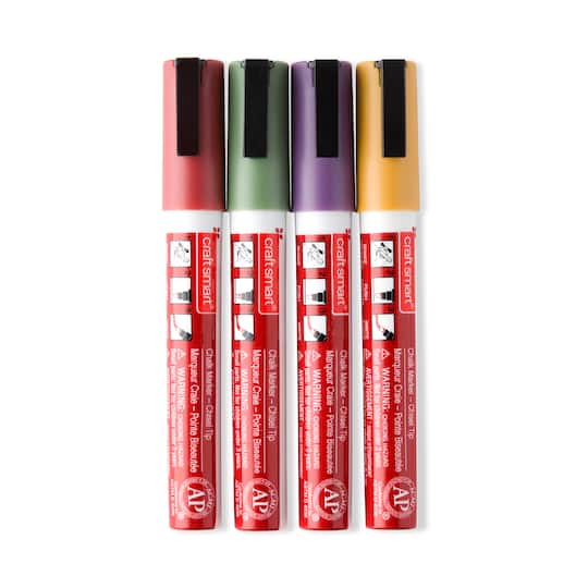 9 Packs: 4 ct. (36 total) Earthy Chalk Marker Set by Craft Smart®